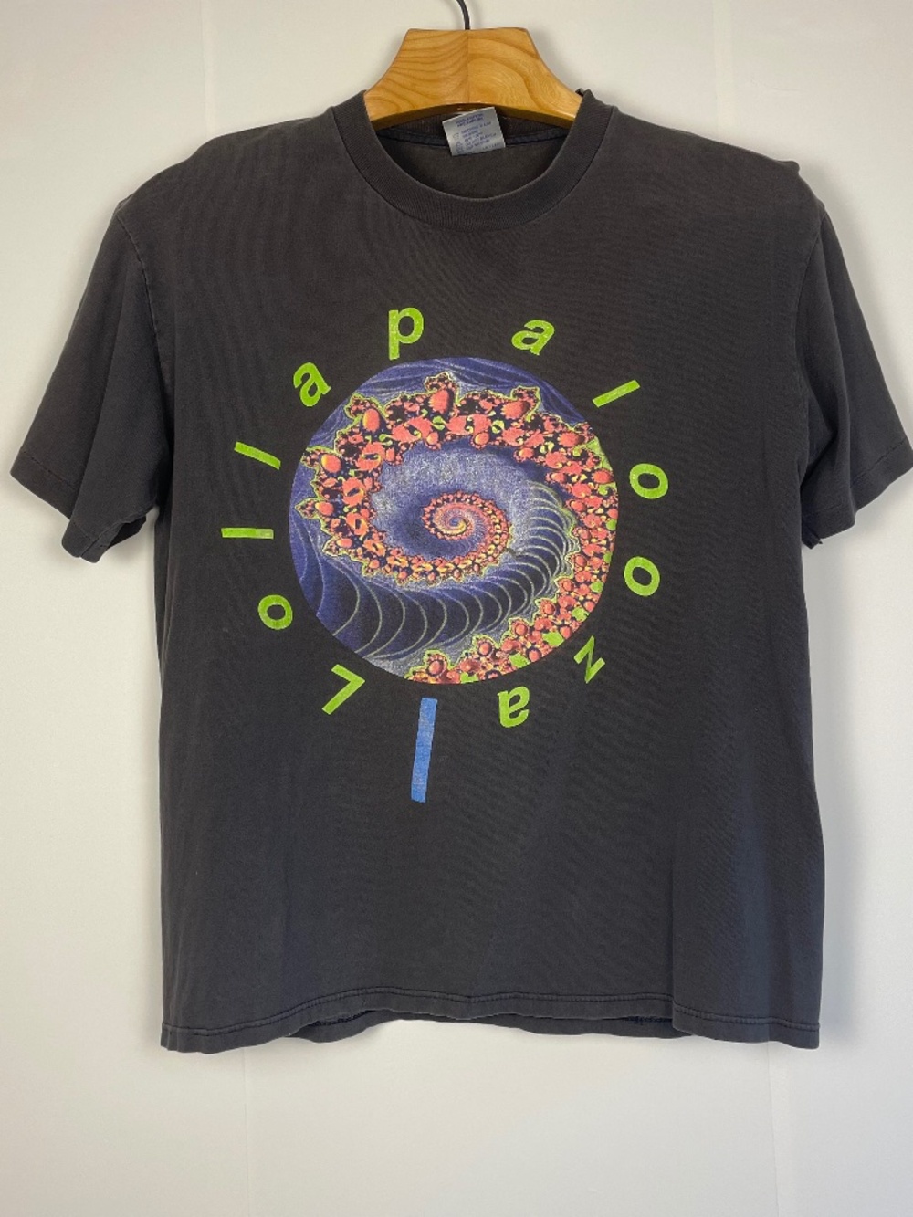 VTG Lollapalooza Festival Tour T-Shirt Single Stitch Spiral Grail Unisex Size L